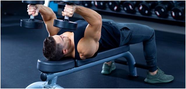 Dumbbell workout split for men