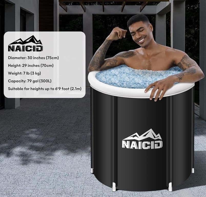 NAICID Ice Bath Tub for Adults