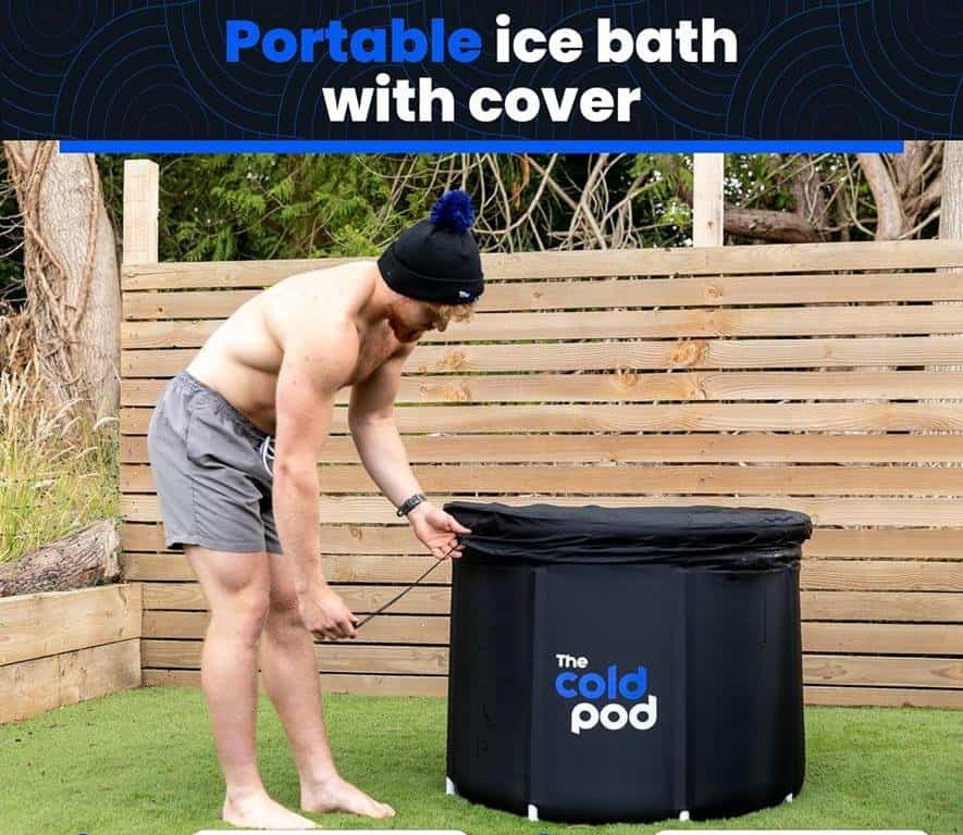 Portable Ice Bath Tub with Cover