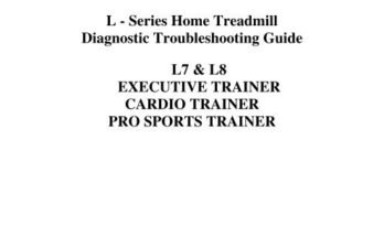 Landice L8 Treadmill Troubleshooting