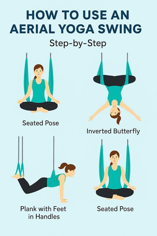 How to Use Aerial Yoga Swing Step by Step