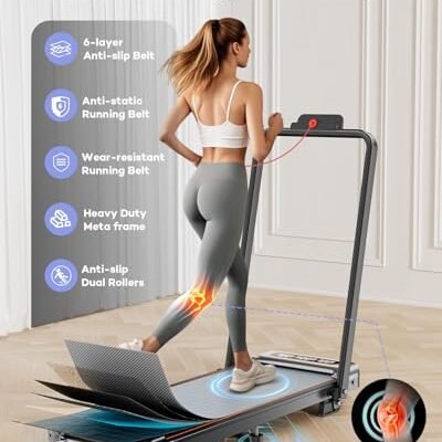Trisomy Foldable Treadmill With 10% Incline Review