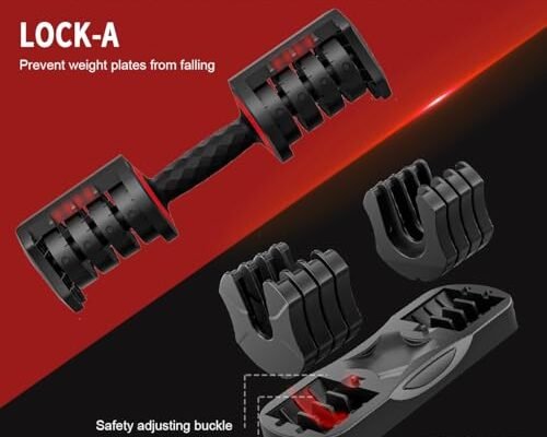 VEICK 25 Lbs Adjustable Dumbbell Review