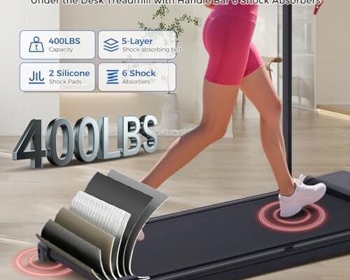 HevGlrm Walking Pad Treadmill With Handlebar Review