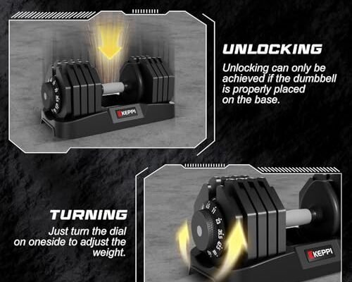 Keppi Adjustable Dumbbells Set 60lbs Review