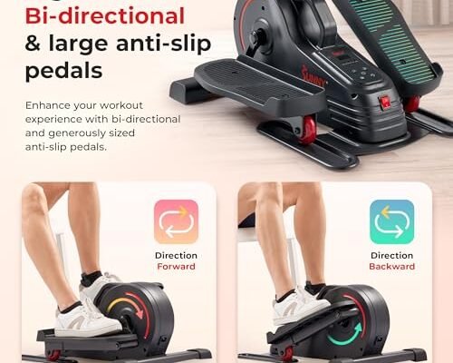 Sunny Health & Fitness Under Desk Pedal Elliptical