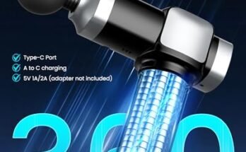 CAMEFER Deep Tissue Massage Gun Review