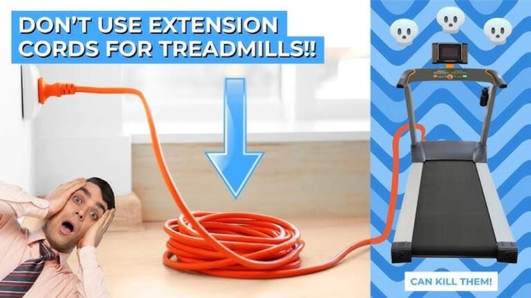 Can a Treadmill Be Plugged into an Extention Cord