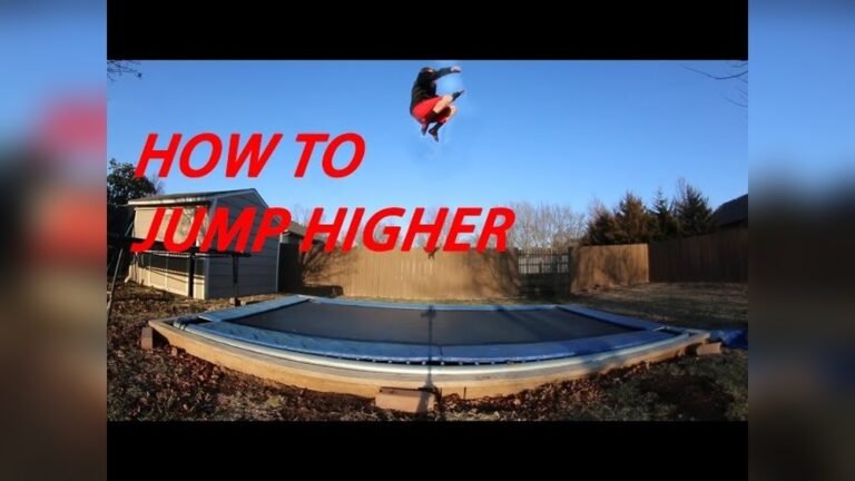How Do I Make My Trampoline Bounce Higher