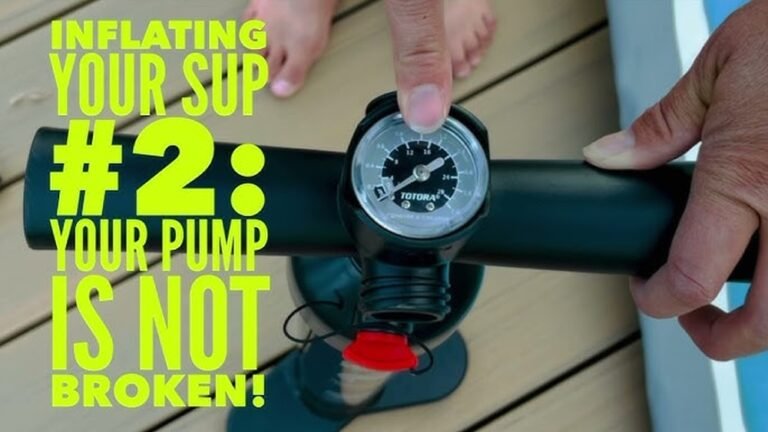 Can I Repair a Broken Paddle Board Pump?