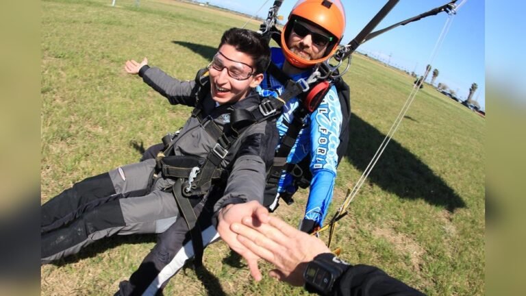 How Do Skydivers Land Safely?