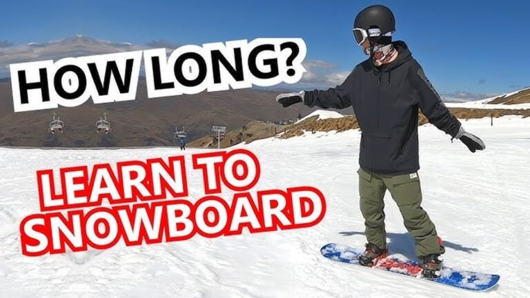 How Long Does It Take to Learn Snowboarding?