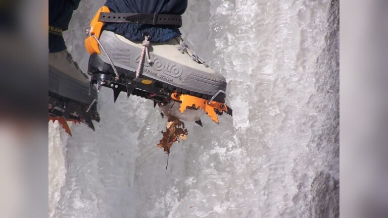 What are Crampons in Ice Climbing?