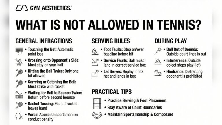 What are the Common Rules Violations in Tennis?
