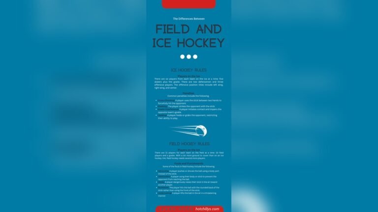What is the Difference between Field Hockey And Ice Hockey?
