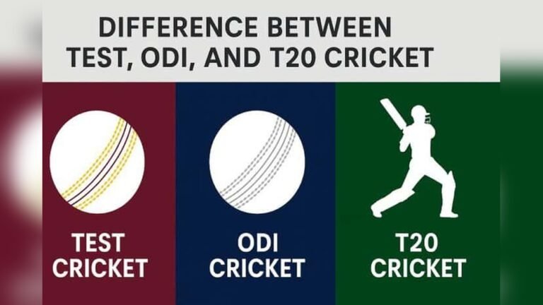 What is the Difference between Test Odi And T20 Cricket?