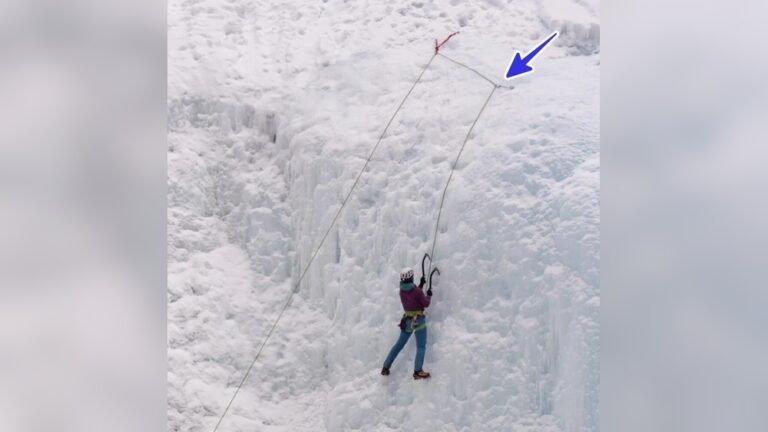 What is Top-Rope Ice Climbing?